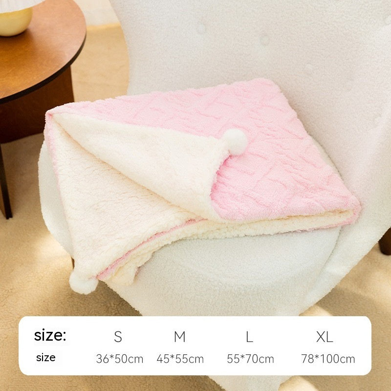Soft, stylish, and cosy pet blanket—perfect for your furry friend