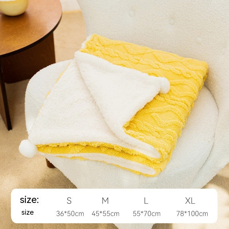 Soft, stylish, and cosy pet blanket—perfect for your furry friend